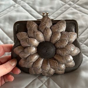 Brighton Rosalie LG Coin Purse in Gray